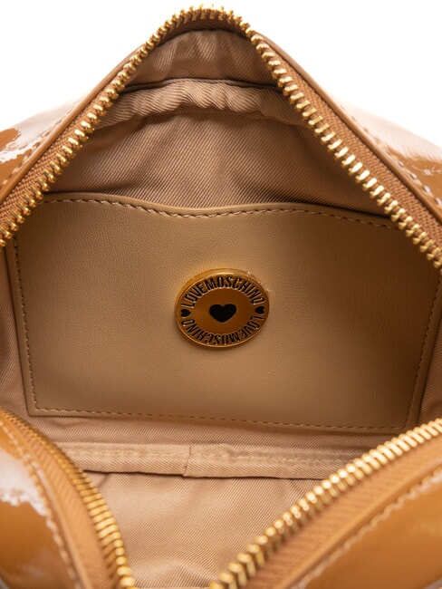 CROCO PRINTED Sac bandoulière pour appareil photo chameau2 - Sacs pour Femme