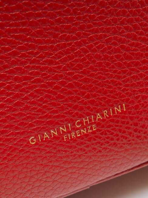 NINA Sac photo en cuir cerise - Sacs pour Femme