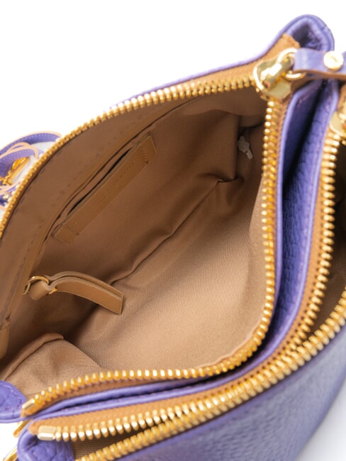 FRIDA Sac bandoulière en cuir à double zip opulence - Sacs pour Femme