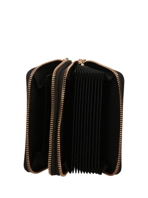 GOLDEN HEART Portefeuille zippé moyen Noir - Portefeuilles Femme