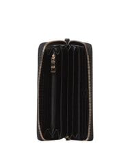 LOVE MOSCHINO GOLD LETTERING Portefeuille zippé Noir - Portefeuilles Femme - 2