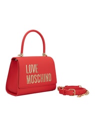 LOVE MOSCHINO LETTERING Mini sac à main avec bandoulière ROUGE - Sacs pour Femme - 2