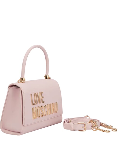 LETTERING Mini sac à main avec bandoulière Rose - Sacs pour Femme