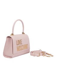 LOVE MOSCHINO LETTERING Mini sac à main avec bandoulière Rose - Sacs pour Femme - 2