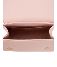 LOVE MOSCHINO LETTERING Mini sac à main avec bandoulière Rose - Sacs pour Femme - 4