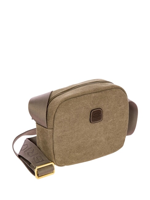 SORRENTO ERICA Petit sac à bandoulière en toile cacao - Sacs pour Femme