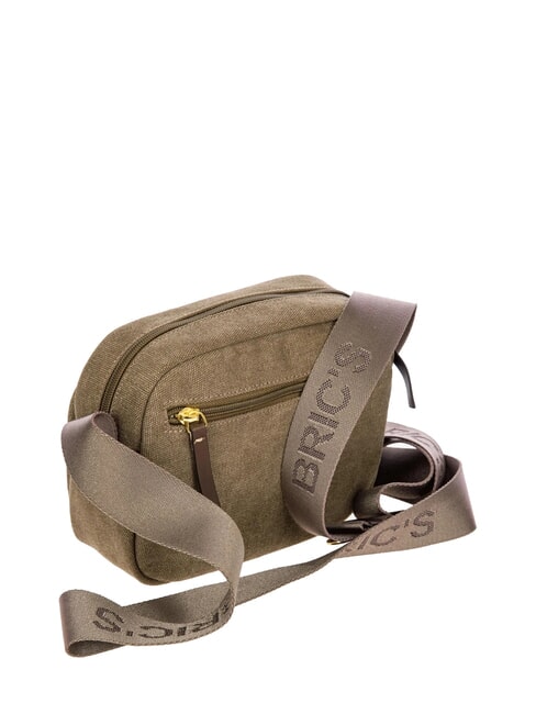 SORRENTO ERICA Petit sac à bandoulière en toile cacao - Sacs pour Femme