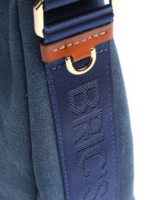 SORRENTO LUNA Sac en toile en forme de croissant bleu - Sacs pour Femme