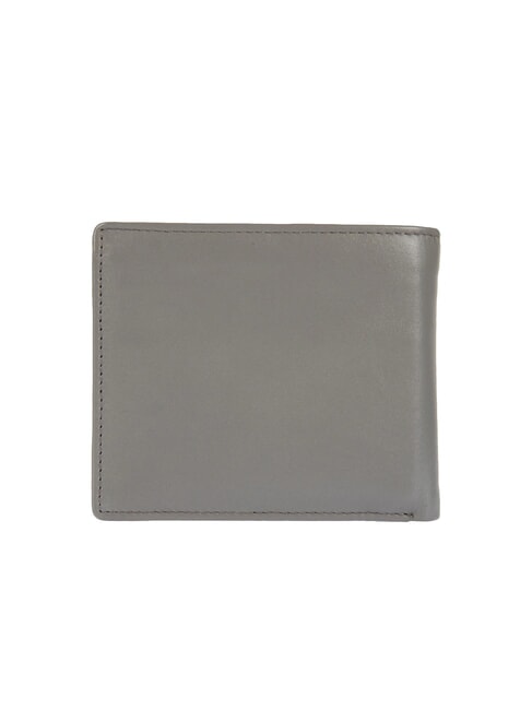 BERNINA Portefeuille en cuir porte-monnaie GRIS - Portefeuilles Homme