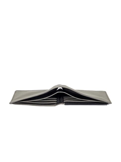 BERNINA Portefeuille en cuir porte-monnaie GRIS - Portefeuilles Homme