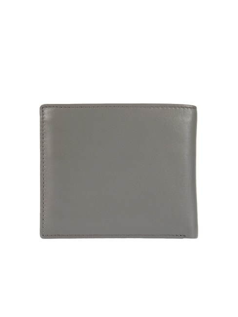 BERNINA Portefeuille en cuir 8cc GRIS - Portefeuilles Homme