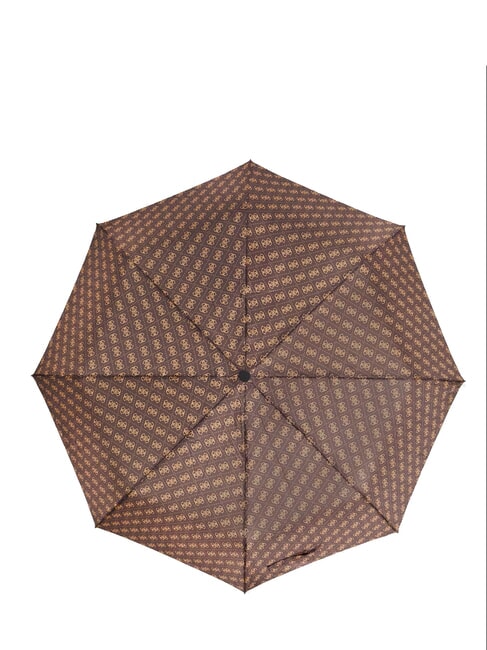 4G Parapluie pliant ouvert/fermé marron/ocre - Parapluies