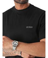 GUESS SS CN T-shirt en cotton jetbla - T-shirt - 3