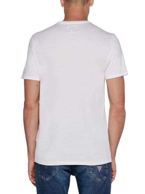 PIMA T-shirt en coton avec logo brod&eacute; blanc pur - T-shirt