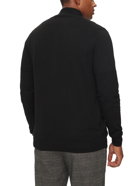 DARREL Cardigan col montant enti&egrave;rement zipp&eacute; jetbla - Pulls pour hommes