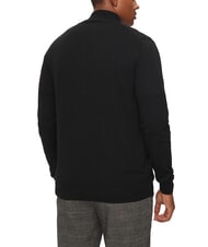 GUESS DARREL Cardigan col montant enti&egrave;rement zipp&eacute; jetbla - Pulls pour hommes - 2