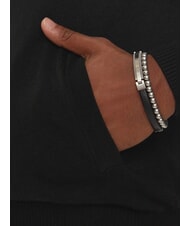 GUESS DARREL Cardigan col montant entièrement zippé jetbla - Pulls pour hommes - 4