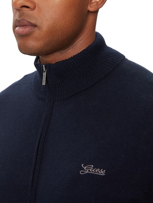 DARREL Cardigan col montant entièrement zippé smartblue - Pulls pour hommes