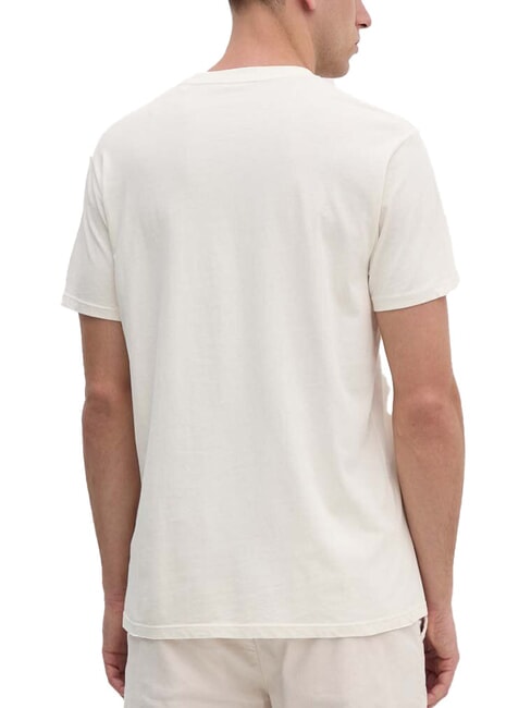 WORLD STAMPS T-shirt en coton blanc perle multi - T-shirt