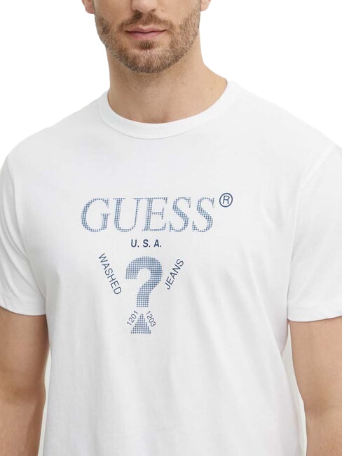 TRIANGLE T-shirt en coton avec imprimé blanc pur - T-shirt