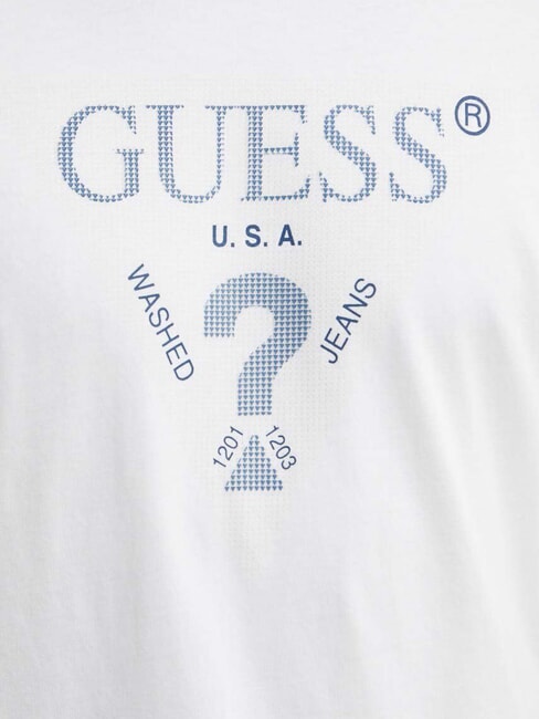 TRIANGLE T-shirt en coton avec imprimé blanc pur - T-shirt