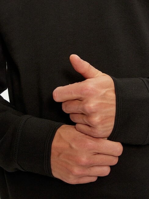 BOX Sweat-shirt avec logo brodé métallisé jetbla - Pulls molletonnés