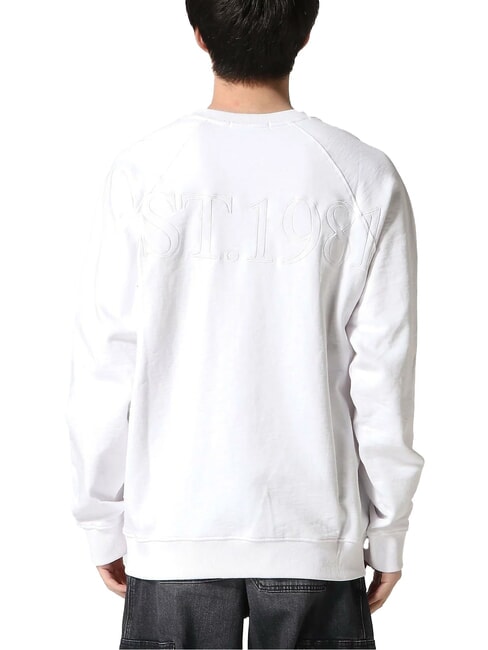 RAGLAN Sweat-shirt ras du cou en coton blanc pur - Pulls molletonn&eacute;s