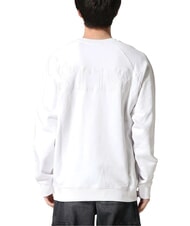 GUESS RAGLAN Sweat-shirt ras du cou en coton blanc pur - Pulls molletonnés - 2