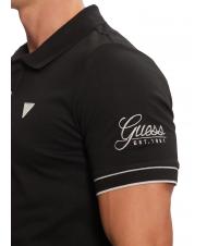 GUESS LYE Polo à manches courtes avec logo jetbla - chemise polo - 3