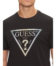 GUESS TRIANGLE T-shirt avec maxi imprimé jetbla - T-shirt - 3