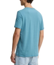 GUESS TRIANGLE T-shirt avec maxi imprim&eacute; temp&ecirc;te sauvage bleue - T-shirt - 2