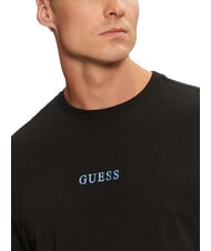 GUESS BASIC T-shirt imprimé avec le logo 4G jetbla - T-shirt - 3