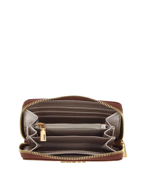 LAUREL Portefeuille zipp&eacute; COGNAC - Portefeuilles Femme