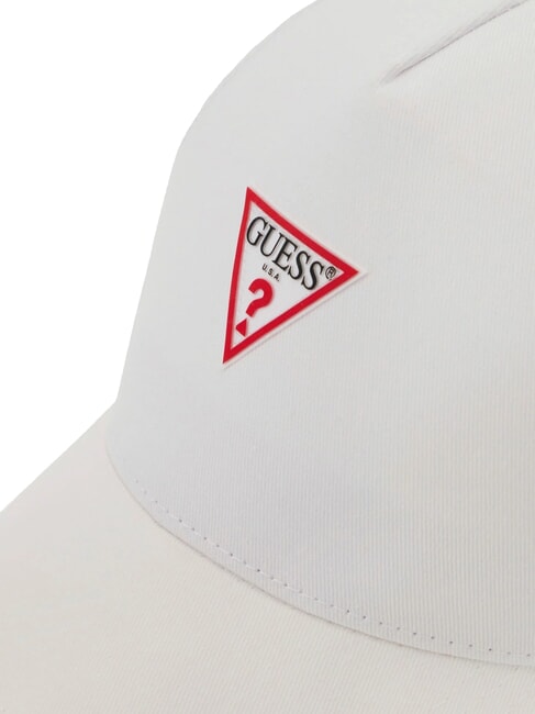 TRIANGLE  Chapeau avec visi&egrave;re blanc pur - Bonnets