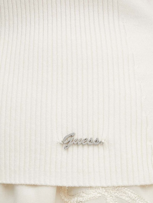 BLAIR D&eacute;bardeur dos nu cremwhi - T-shirt