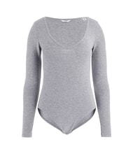 GUESS TESSA Body c&ocirc;tel&eacute; &agrave; manches longues gj gris moyen bruy&egrave;re - T-shirt - 4
