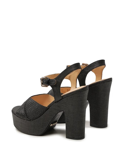STARLA Sandales compensées hautes NOIR - Chaussures Femme