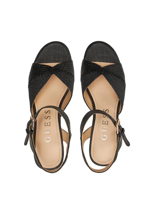 STARLA Sandales compensées hautes NOIR - Chaussures Femme