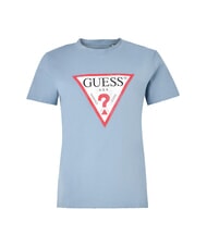 GUESS CLASSIC FIT LOGO T-shirt avec logo ruban bleu - T-shirt - 4