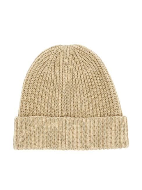 LUREX Bonnet en laine mélangée BEIGE - Bonnets