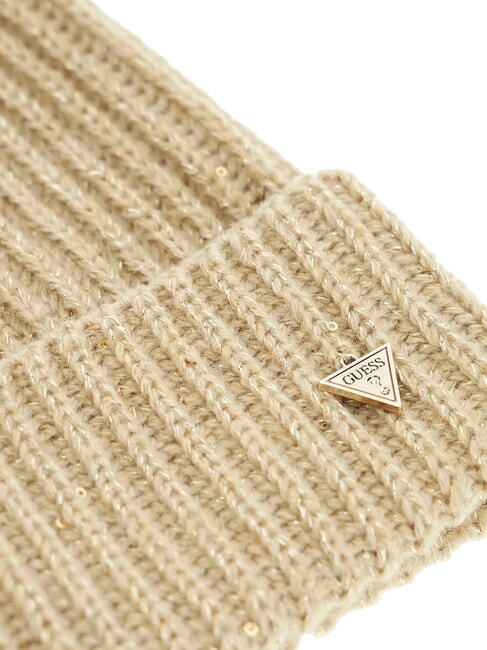 LUREX Bonnet en laine mélangée BEIGE - Bonnets