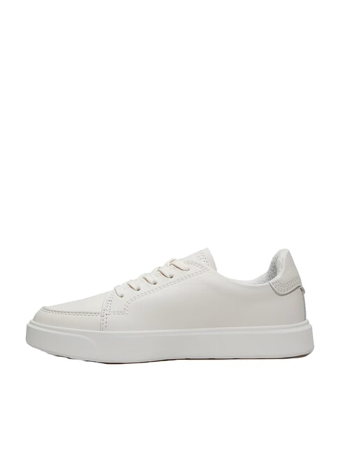 EMERSON STREET  Baskets en cuir blanc pleine fleur - Chaussures Homme