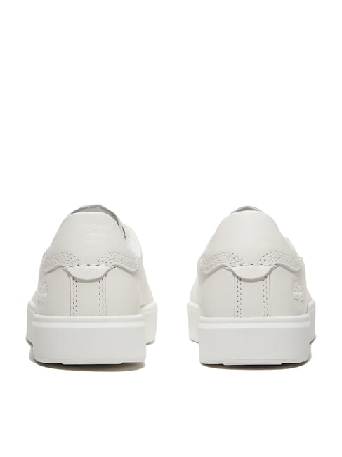 EMERSON STREET  Baskets en cuir blanc pleine fleur - Chaussures Homme