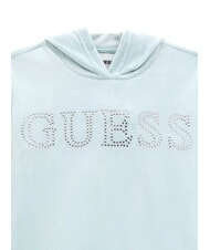 GUESS MINI ME Sweat-shirt en chenille avec logo en strass brume d'écume de mer - Bébé Sweat - 3