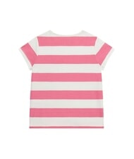 GUESS KIDS T-shirt rayé blanc et fuchsia st - Tee-shirt enfant - 2