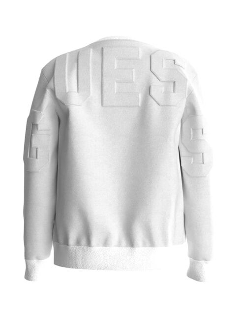 KIDS Sweat-shirt oversize avec logo en relief blanc pur - Bébé Sweat