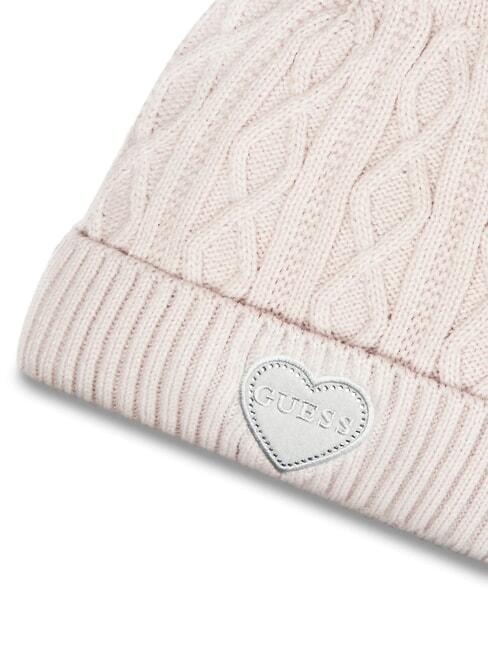 KIDS Bonnet tressé avec pompon pierre en sourdine - Chapeau de bébé