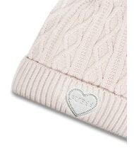 GUESS KIDS Bonnet tressé avec pompon pierre en sourdine - Chapeau de bébé - 3