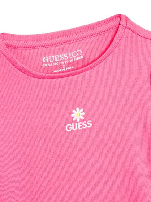 KIDS T-shirt avec broderie cerise caramel rose - Tee-shirt enfant