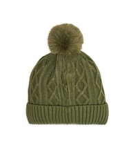 GUESS KIDS Bonnet tressé avec pompon - Chapeau de bébé